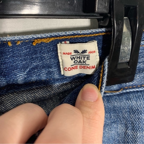 Levi's | White Oak Cone Denim High Waisted Wedgie Fit Raw Hem Jeans - Size 28 - Picture 4 of 7